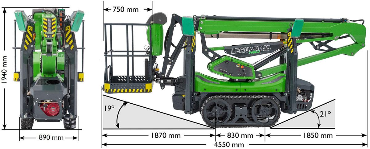 135 Neo mål