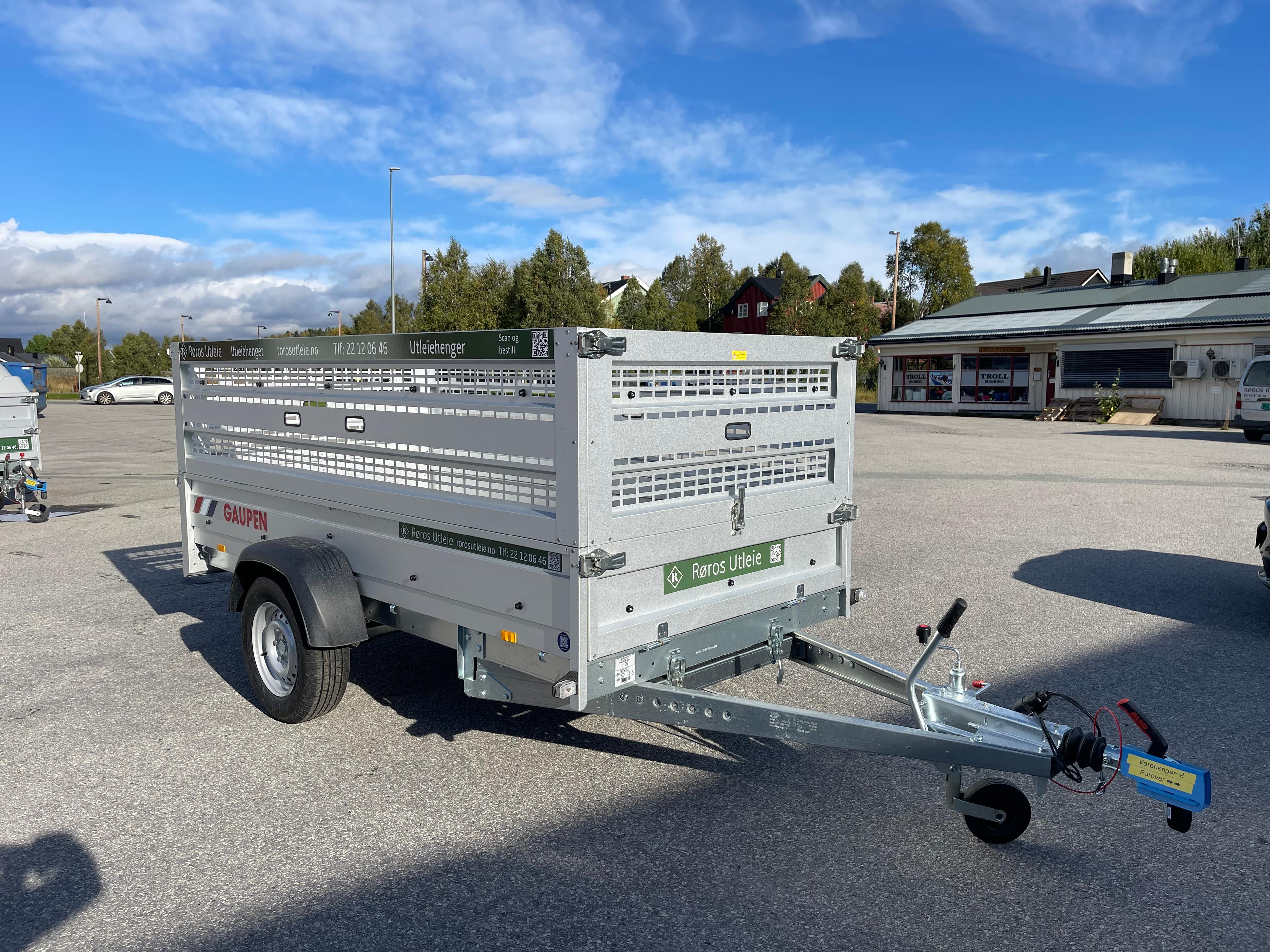Varehenger med høykarmer